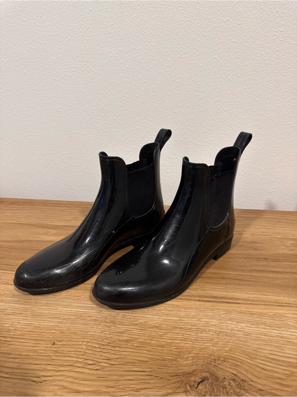 Women’s Black Chelsea Rain Boots